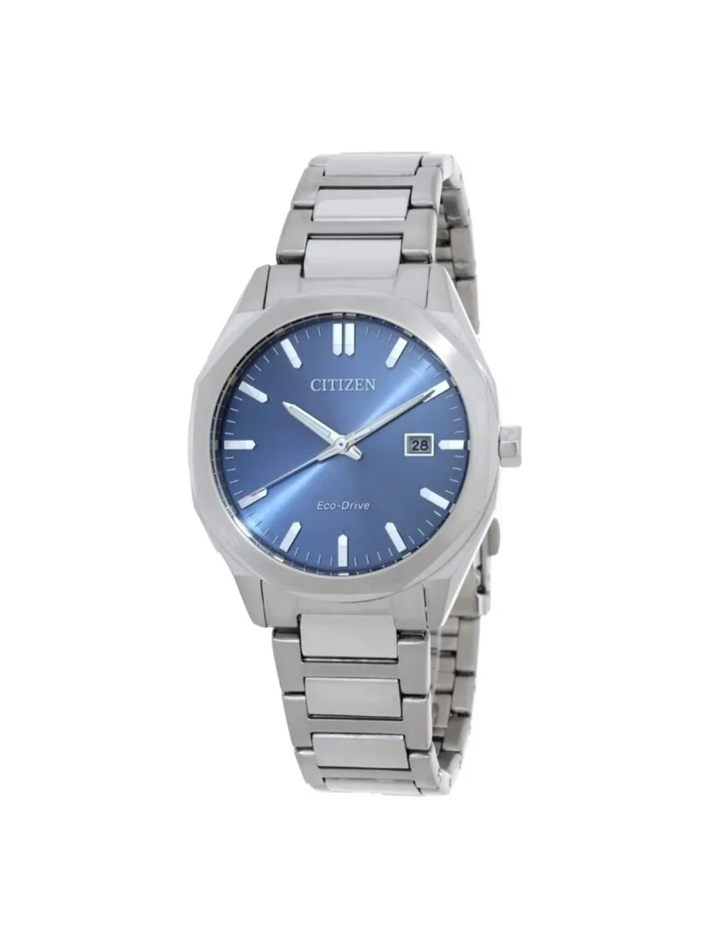 NWT Citizen Octangle Eco-Drive Blue Dial Men's Watch
